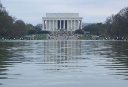 Lincoln Memorial. the Lincoln Memorial and I